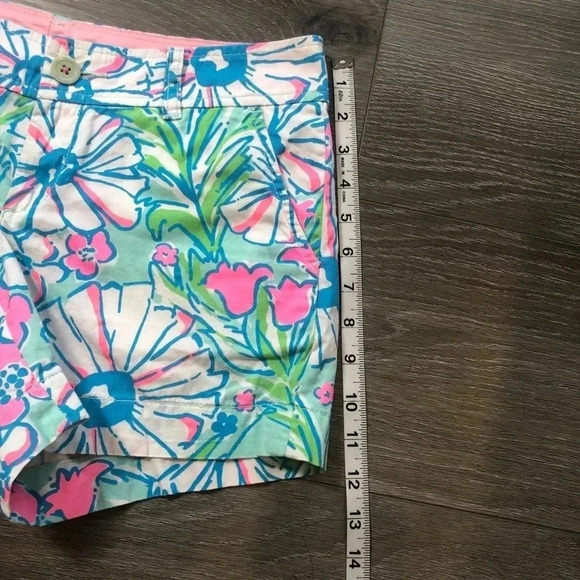Lilly Pulitzer The Callahan Short Splish Splash Blue Size 2 - Picture 10 of 12